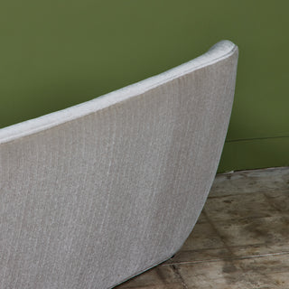 Vladimir Kagan High 'Barrel Back' Sofa
