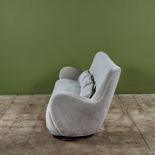 Vladimir Kagan High 'Barrel Back' Sofa