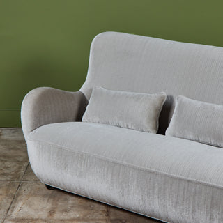 Vladimir Kagan High 'Barrel Back' Sofa