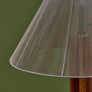 ON HOLD ** Vladimir Kagan Carved Walnut Floor Lamp