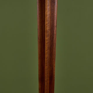 ON HOLD ** Vladimir Kagan Carved Walnut Floor Lamp