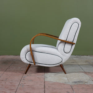 ON HOLD ** Italian Lounge Chair Attributed to Paolo Buffa