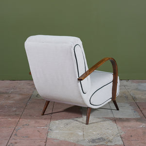 Italian Lounge Chair Attributed to Paolo Buffa