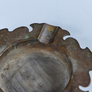 William Bernard Inc. Scalloped Metal Ashtray