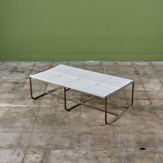 Walter Lamb for Brown Jordan Bronze Patio Two Seater Bench
