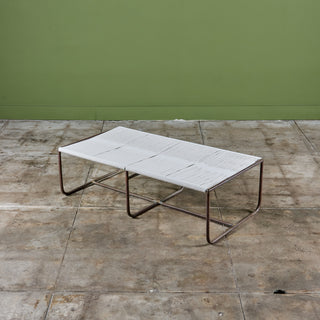 Walter Lamb for Brown Jordan Bronze Patio Two Seater Bench