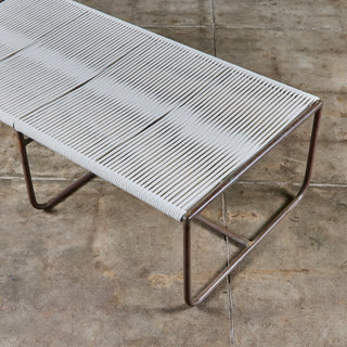 Walter Lamb for Brown Jordan Bronze Patio Two Seater Bench