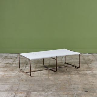 Walter Lamb for Brown Jordan Bronze Patio Two Seater Bench