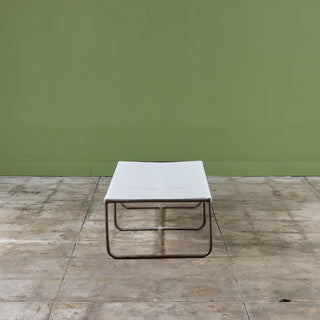 Walter Lamb for Brown Jordan Bronze Patio Two Seater Bench