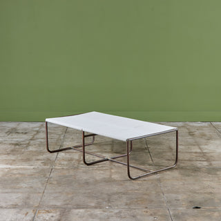Walter Lamb for Brown Jordan Bronze Patio Two Seater Bench