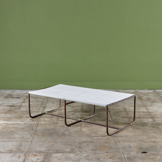 Walter Lamb for Brown Jordan Bronze Patio Two Seater Bench