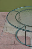 Walter Lamb for Brown Jordan Round Bronze Patio Coffee Table