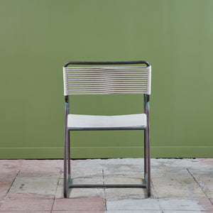 ON HOLD ** Walter Lamb for Brown Jordan Bronze Patio Dining Armchair