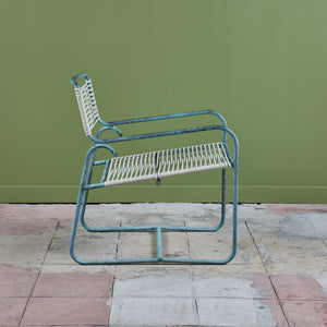 Walter Lamb for Brown Jordan Bronze Patio Wide Lounge Chair