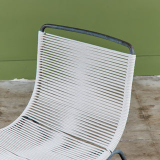 Bronze Patio Sleigh Chair & Ottoman by Walter Lamb for Brown Jordan