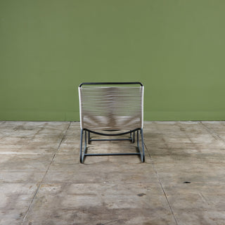 Bronze Patio Sleigh Chair & Ottoman by Walter Lamb for Brown Jordan