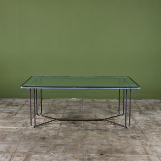 Walter Lamb Rectangular Bronze Patio Dining Table for Brown Jordan