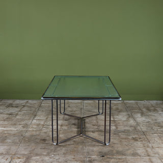 Walter Lamb Rectangular Bronze Patio Dining Table for Brown Jordan