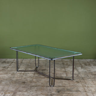 Walter Lamb Rectangular Bronze Patio Dining Table for Brown Jordan