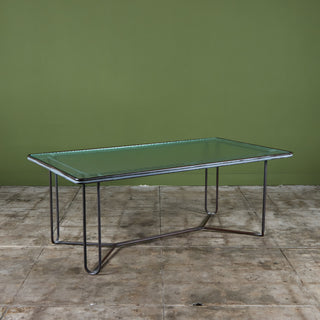 Walter Lamb Rectangular Bronze Patio Dining Table for Brown Jordan
