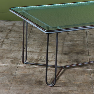 Walter Lamb Rectangular Bronze Patio Dining Table for Brown Jordan