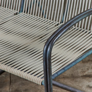 Walter Lamb Vinyl Settee for Brown Jordan