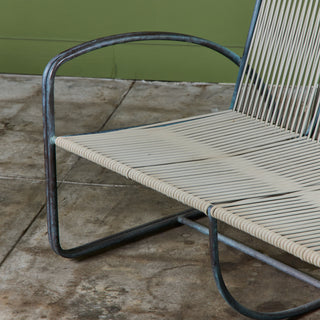 Walter Lamb Vinyl Settee for Brown Jordan