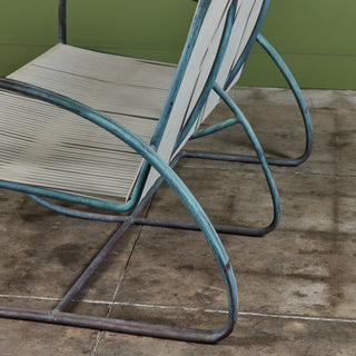 Walter Lamb Vinyl Settee for Brown Jordan