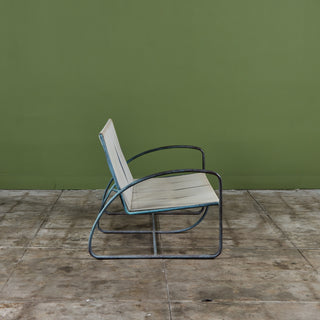 Walter Lamb Vinyl Settee for Brown Jordan