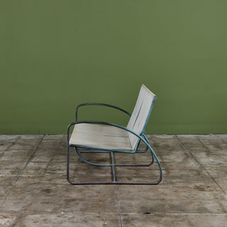 Walter Lamb Vinyl Settee for Brown Jordan