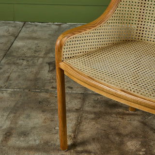 Ward Bennett Cane Armchair for Brickel Associates