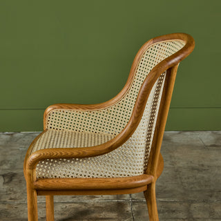 Ward Bennett Cane Armchair for Brickel Associates
