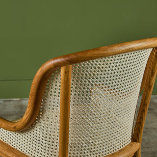 Ward Bennett Cane Armchair for Brickel Associates