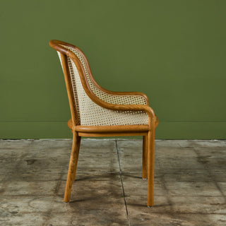 Ward Bennett Cane Armchair for Brickel Associates