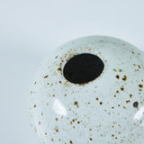 White Speckled Bud Vase