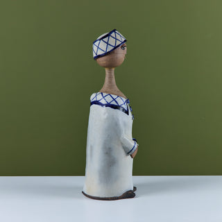 Lisa Larson Style Ceramic Figure of a Boy