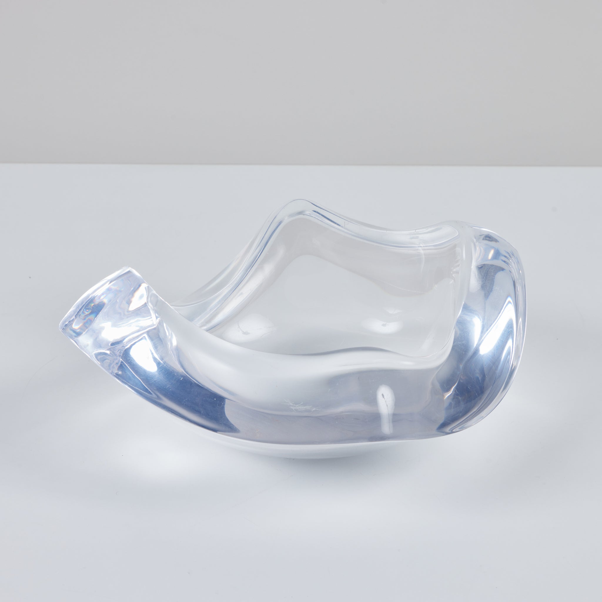 Thick Edge Astrolite Lucite Bowl by Ritts Co.