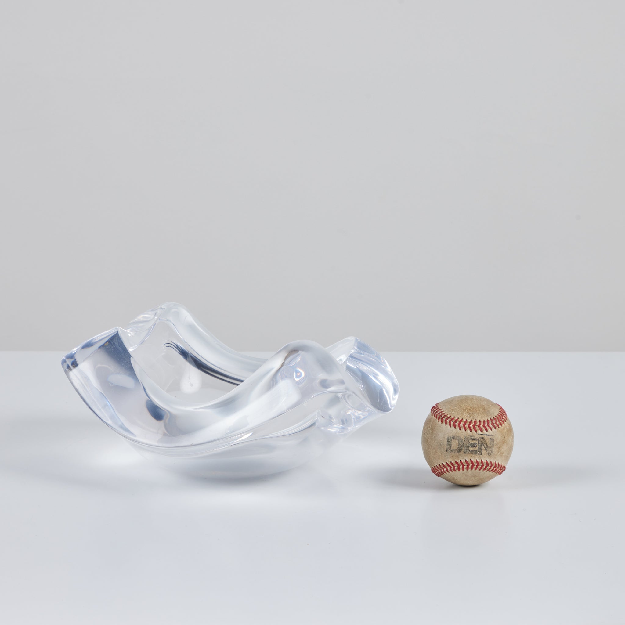 Thick Edge Astrolite Lucite Bowl by Ritts Co.