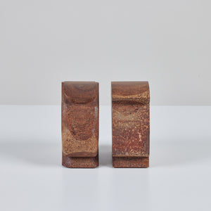 Pair of Wood Horse Head Bookends