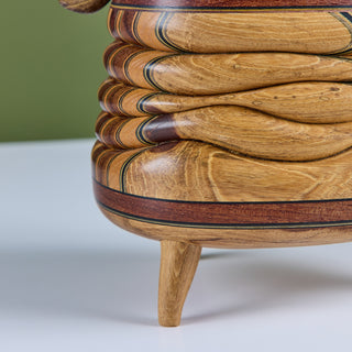 Laminated Wood Sculptural Teapot by Terry Evans