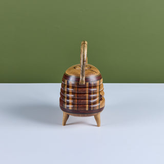 Laminated Wood Sculptural Teapot by Terry Evans