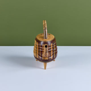Laminated Wood Sculptural Teapot by Terry Evans