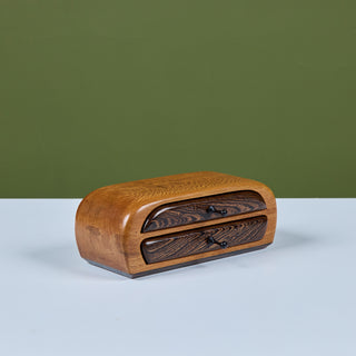 Two Tone Wood Jewelry Box