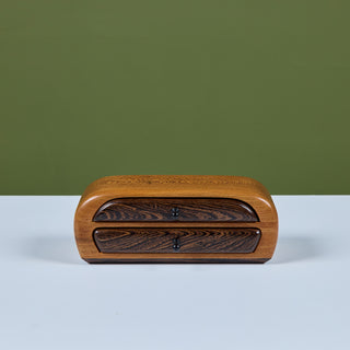 Two Tone Wood Jewelry Box