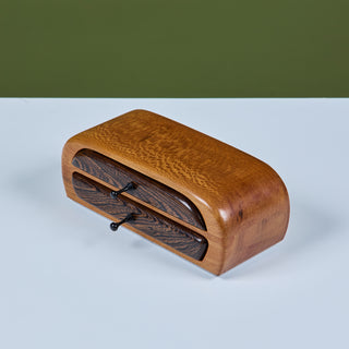 Two Tone Wood Jewelry Box