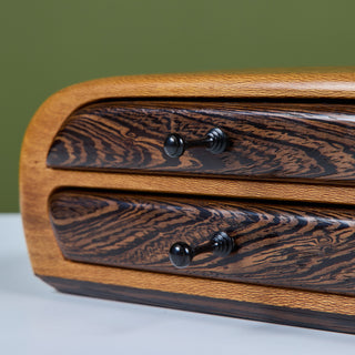 Two Tone Wood Jewelry Box