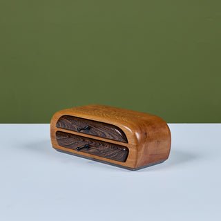 Two Tone Wood Jewelry Box