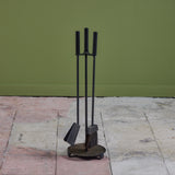 ON HOLD ** Set of Wrought Iron Fireplace Tools