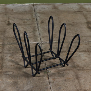 Wrought Iron Tulip Log Holder