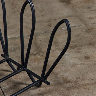 Wrought Iron Tulip Log Holder